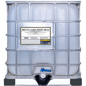 Mannol 7715 Longlife 504/507 5W30 C3 – VW Approved – Fully Synthetic Engine Oil – 1000L