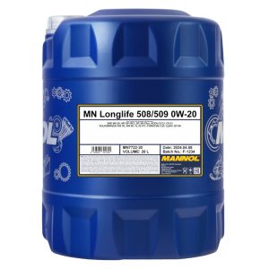 Mannol 7722 Longlife 0W20 C5 – Fully Synthetic – VW508/509 – 20L