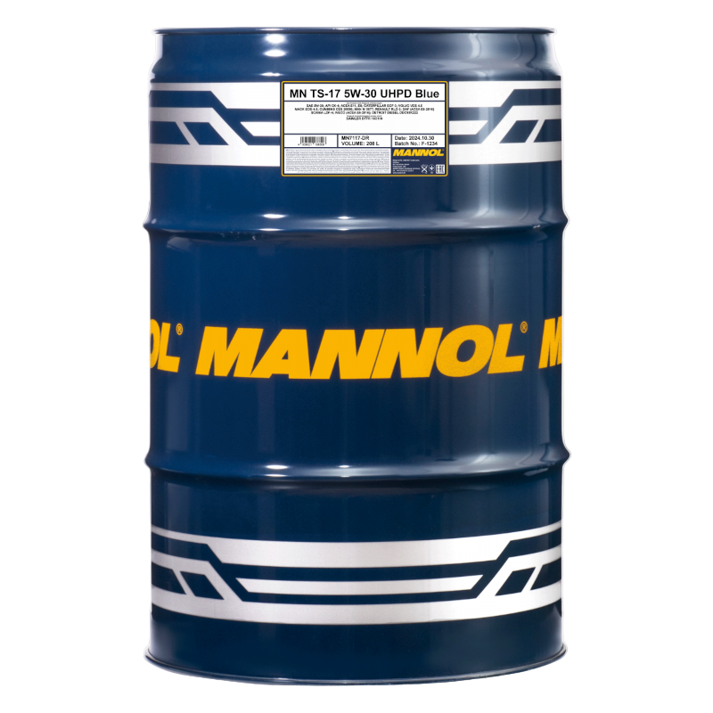 MANNOL 7117 TS-17 UHPD 5W-30 Blue – 208L Barrel